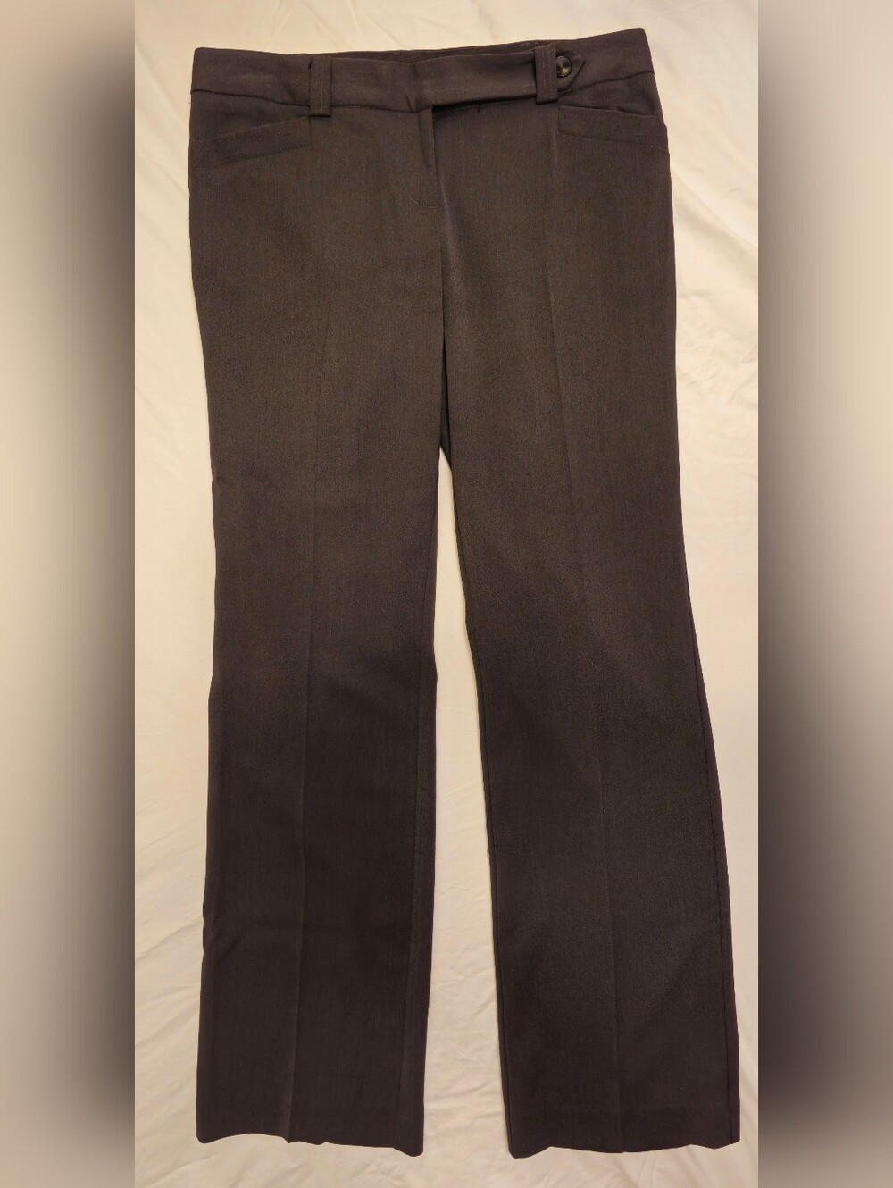 Classic Women's Charcoal Grey Dress Pants by Plum, Size 10